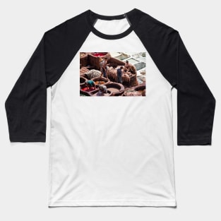 Morocco. Fes. Fes el Bali. Workmen of the Tanneries. Baseball T-Shirt